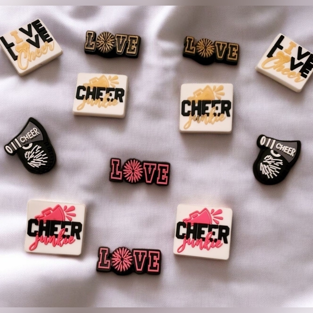 Cheer Croc Charms